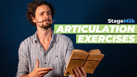 Articulation Exercises for Actors .